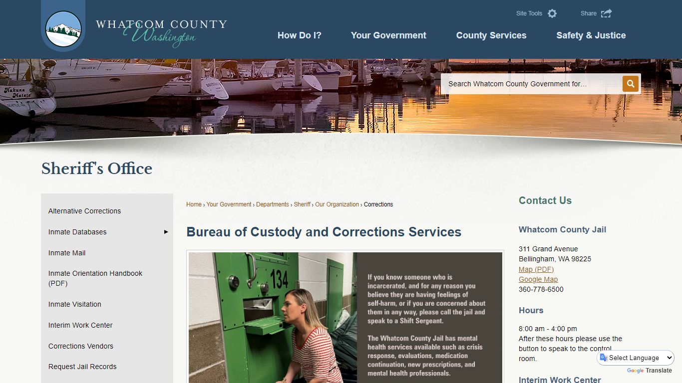 Bureau of Custody and Corrections Services | Whatcom County, WA ...